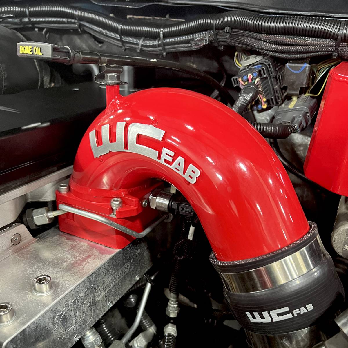 Wehrli 5.9L Cummins Stage 2 intake bundle in Bengal Red