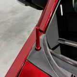 Wehrli 07.5-19 GM HD/14-23 GM 1500 Truck Billet TIG Torch Stubby Antenna - Gloss Black