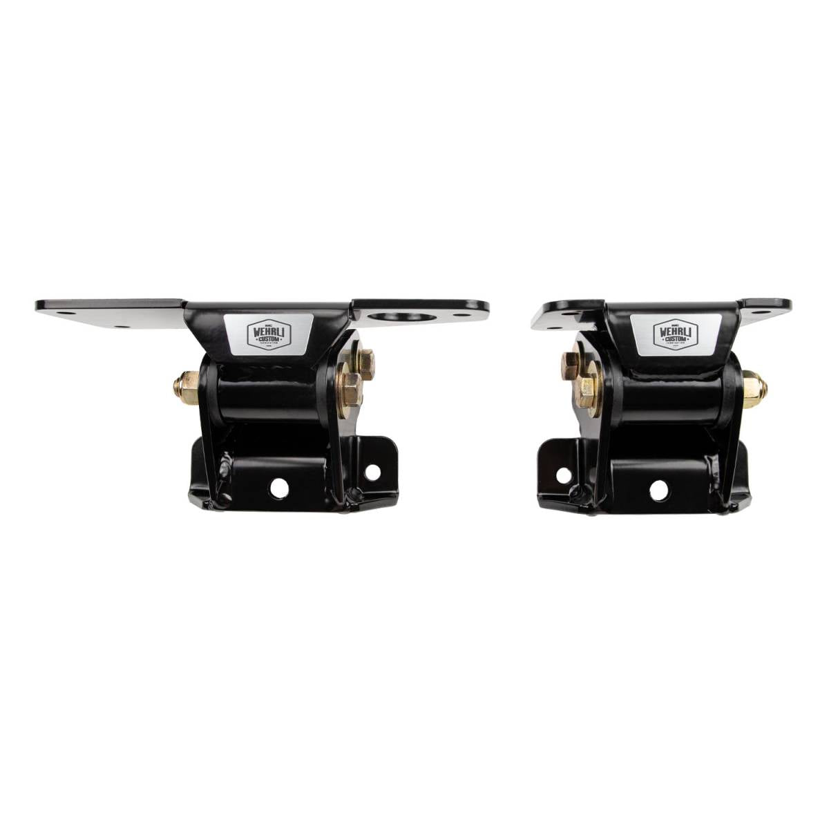 Wehrli 01-10 GM HD Chassis L5P Engine Swap Mount Kit - Semi-Gloss Black