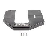 Wehrli fabricated aluminum engine cover for the 6.7L Cummins in WCFab Grey