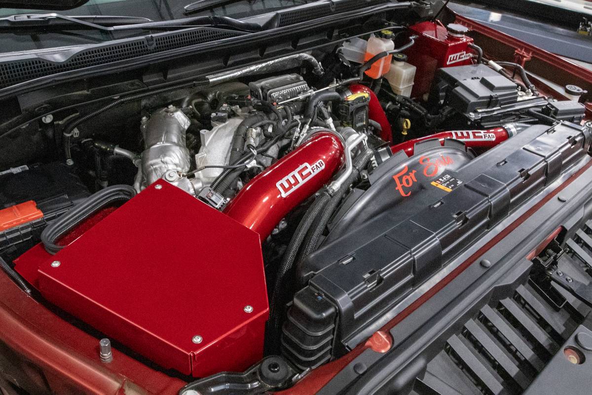 Wehrli 20-24 Chevrolet 6.6L L5P Duramax 4in Intake Kit - Candy Teal