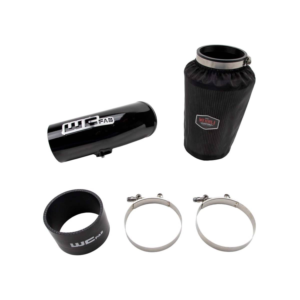 Wehrli 2003-2006 Ram 2500/3500 2nd Gen Swap 4in. Intake Kit - Bronze Chrome