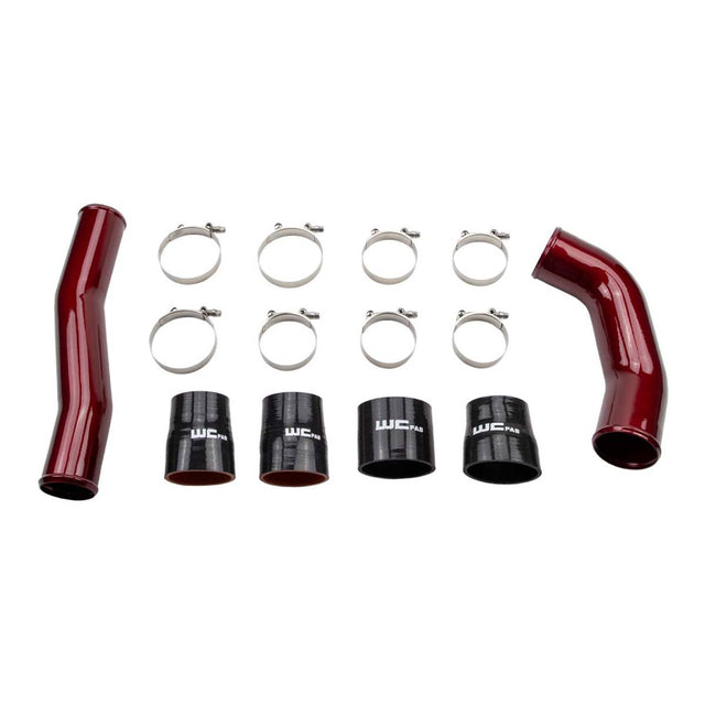 Wehrli Stage 1 High Flow Intake Bundle Kit for 2010-2012 6.7L Cummins, 3 inch hot side and 3.5 inch cold side intercooler pipes