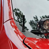 Wehrli 07.5-19 GM HD/14-23 GM 1500 Truck Billet TIG Torch Stubby Antenna - Gloss Black