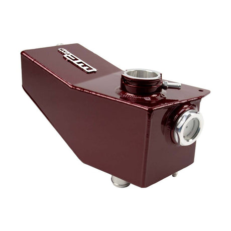 Wehrli Power Stroke secondary coolant tank showing the billet sight glass and cap