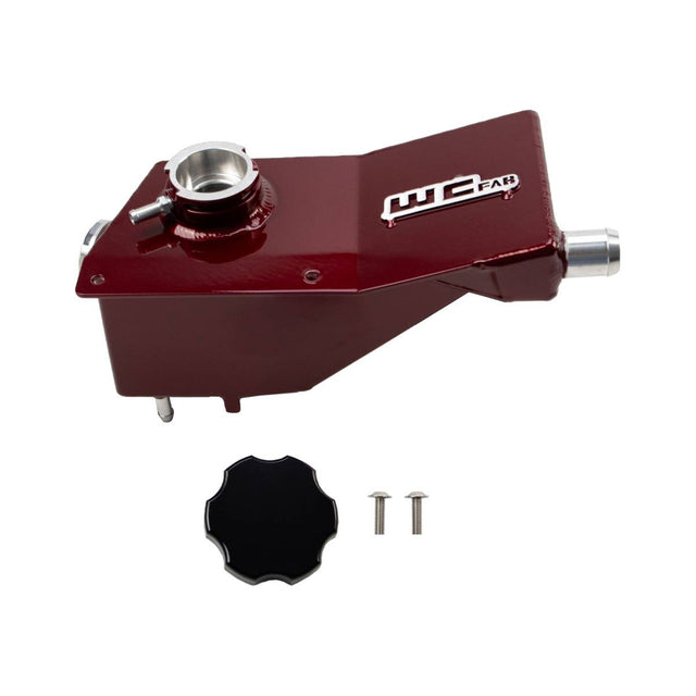 Wehrli secondary coolant tank for 2017-2025 Ford 6.7L Power Stroke in WCFab Red / Illusion Cherry