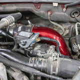 Wehrli 3 inch driver (hot) side intercooler pipe for LLY/LBZ/LMM Duramax in WCFab Red / Illusion Cherry