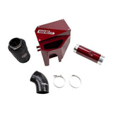Wehrli 4 inch intake kit with air box for 2020-2026 Ford 6.7L Power Stroke in WCFab Red / Illusion Cherry