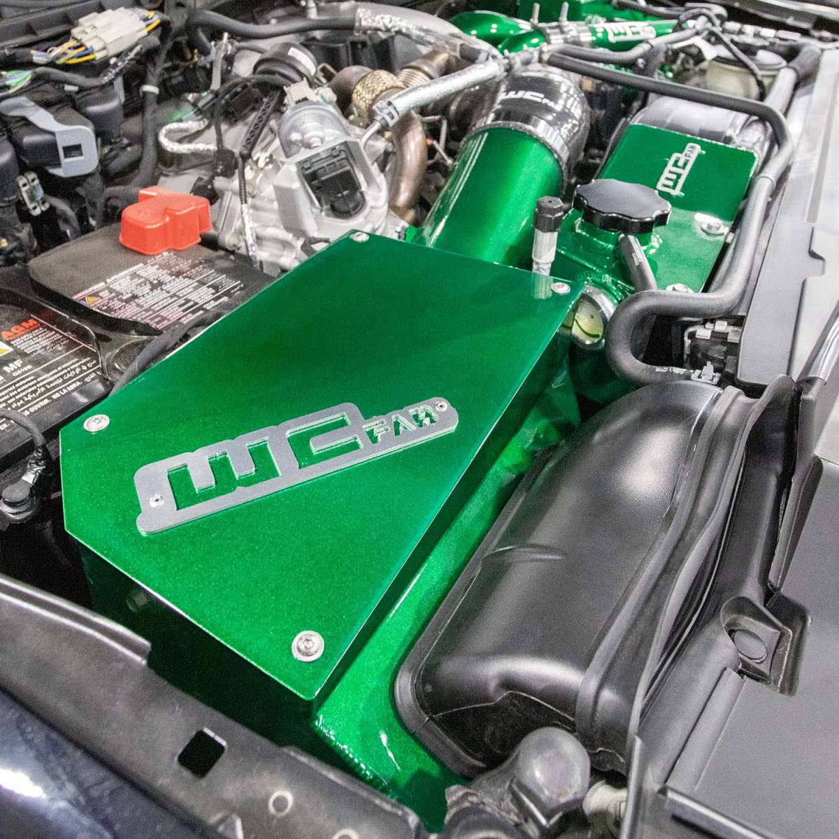 Wehrli 20-25 6.7L Power Stroke 4in. Intake - WCFab Red