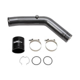 Wehrli High Output hot side intercooler pipe for the 6.7L Power Stroke in WCFab Grey