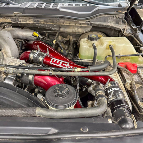 Wehrli 17-25 6.7L Power Stroke Upper Coolant Pipe Kit - Candy Teal