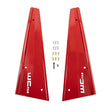 Wehrli 19-23 Polaris RZR XP/S 1000 2 Seat Rock Sliders - Indy Red