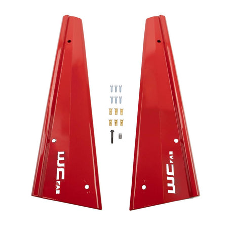 Wehrli 19-23 Polaris RZR XP/S 1000 2 Seat Rock Sliders - Indy Red