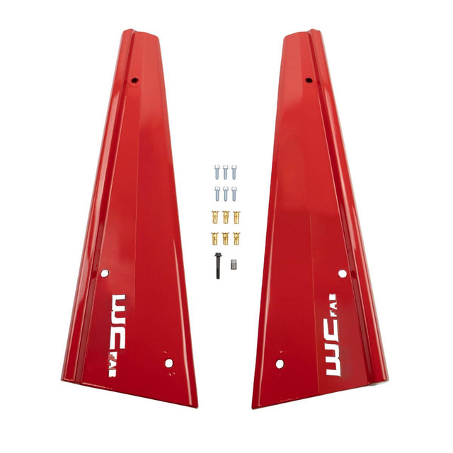 Wehrli 19-23 Polaris RZR XP/S 1000 2 Seat Rock Sliders - Indy Red