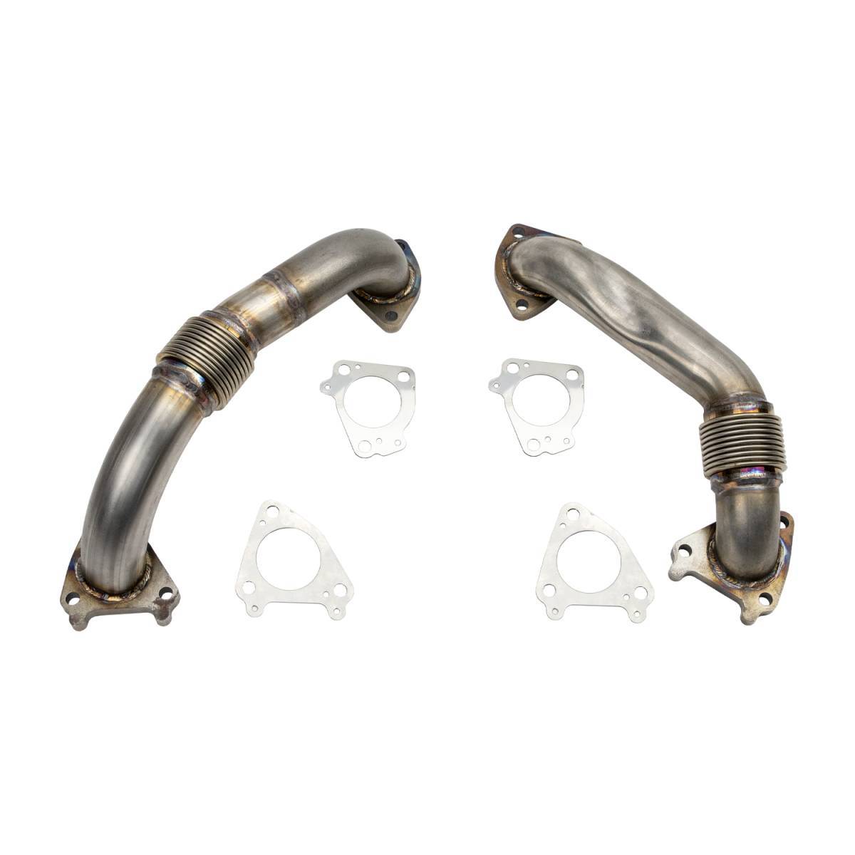 Wehrli 2001-2004 LB7 Duramax Billet Manifold & 2" Stainless Steel Up Pipe Kit