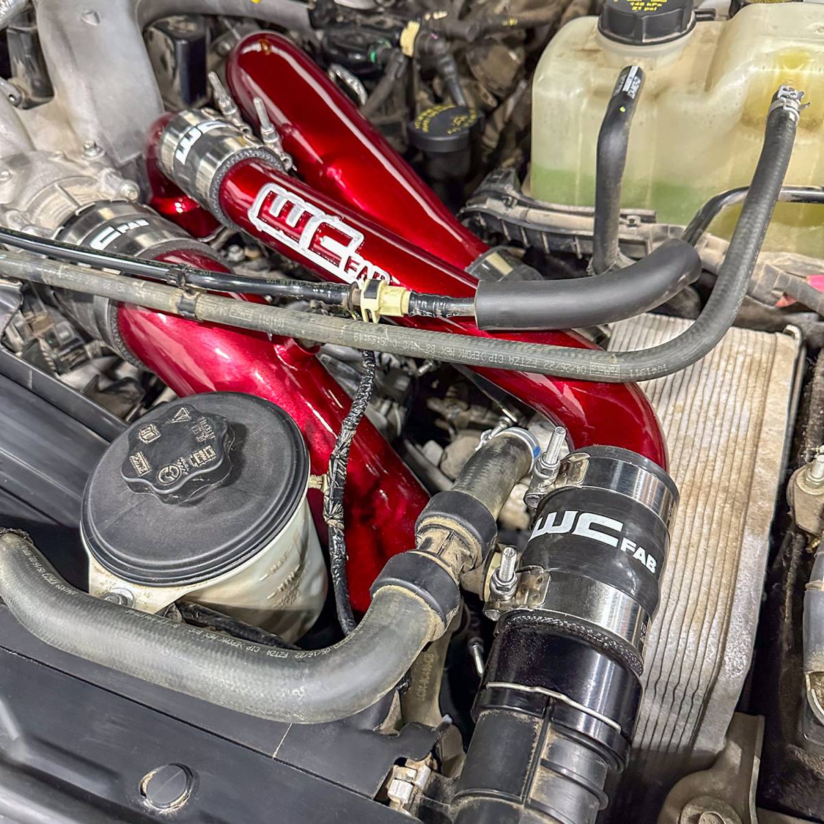 Wehrli 2017-2025 6.7L Power Stroke High Flow Intercooler Pipe Kit