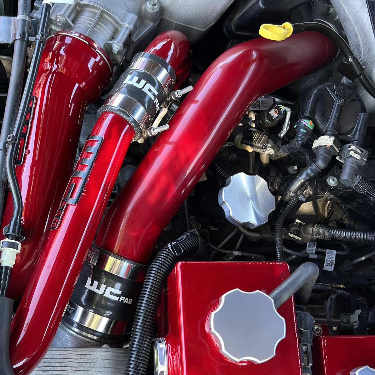 Wehrli 2017-2025 6.7L Power Stroke High Flow Intercooler Pipe Kit