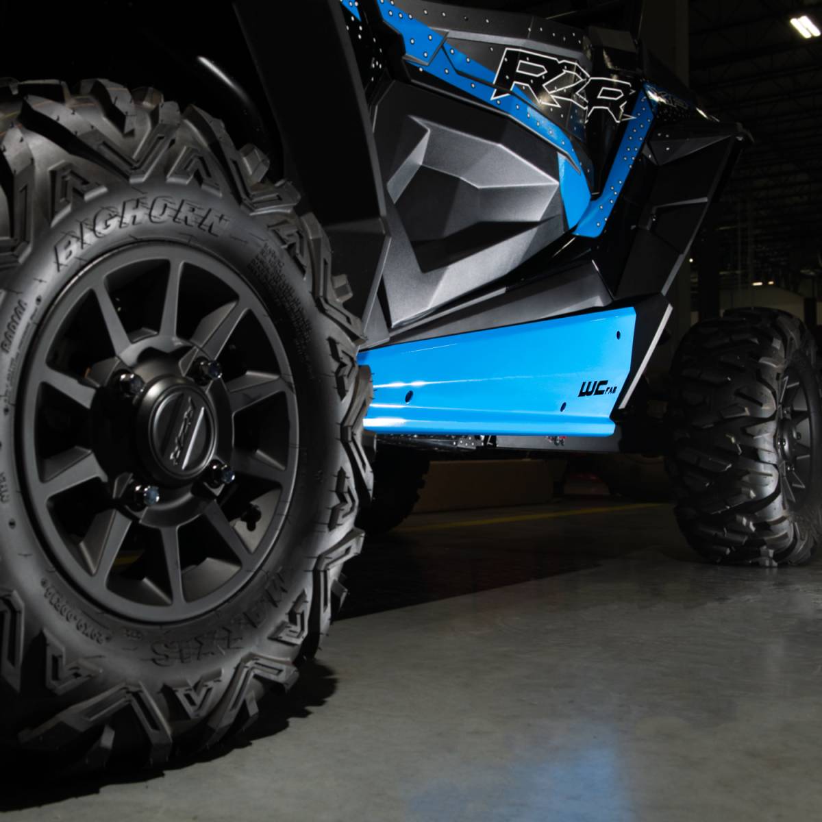 Wehrli 19-23 Polaris RZR XP/S 1000 2 Seat Rock Sliders - Velocity Blue