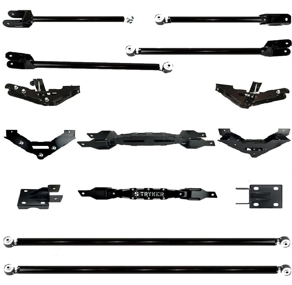 10" to 14" F250 F350 TUBE LONG ARM 4-Link Lift Upgrade for 2011-2016 Super Duty