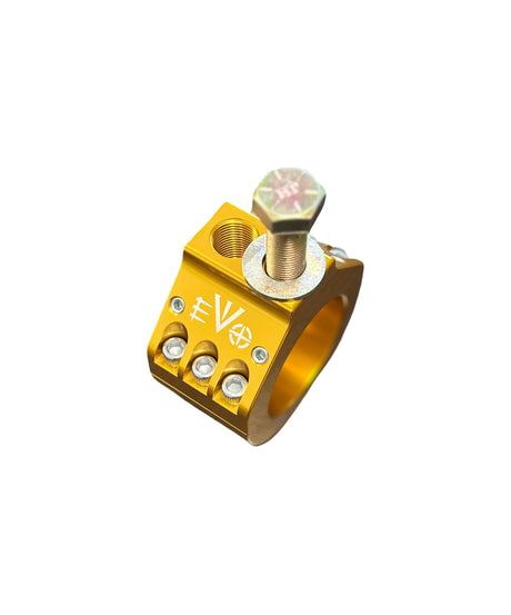 EVO MFG 2" Tie Rod Clamp, Stabilizer or Ram Gold Anodize