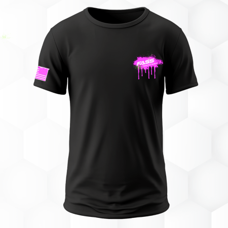 FASS Graffiti Tee Powerstroke Edition Black Short Sleeve T-Shirt