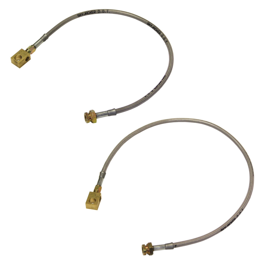 Skyjacker Stainless Steel Front and Rear Brake Line Set.
