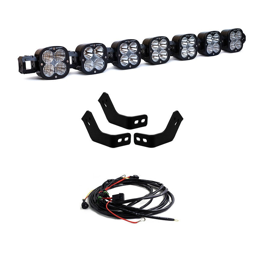 Baja Designs Prinsu/Sherpa Roof Rack 7 XL Pro Linkable LED Light Bar Kit