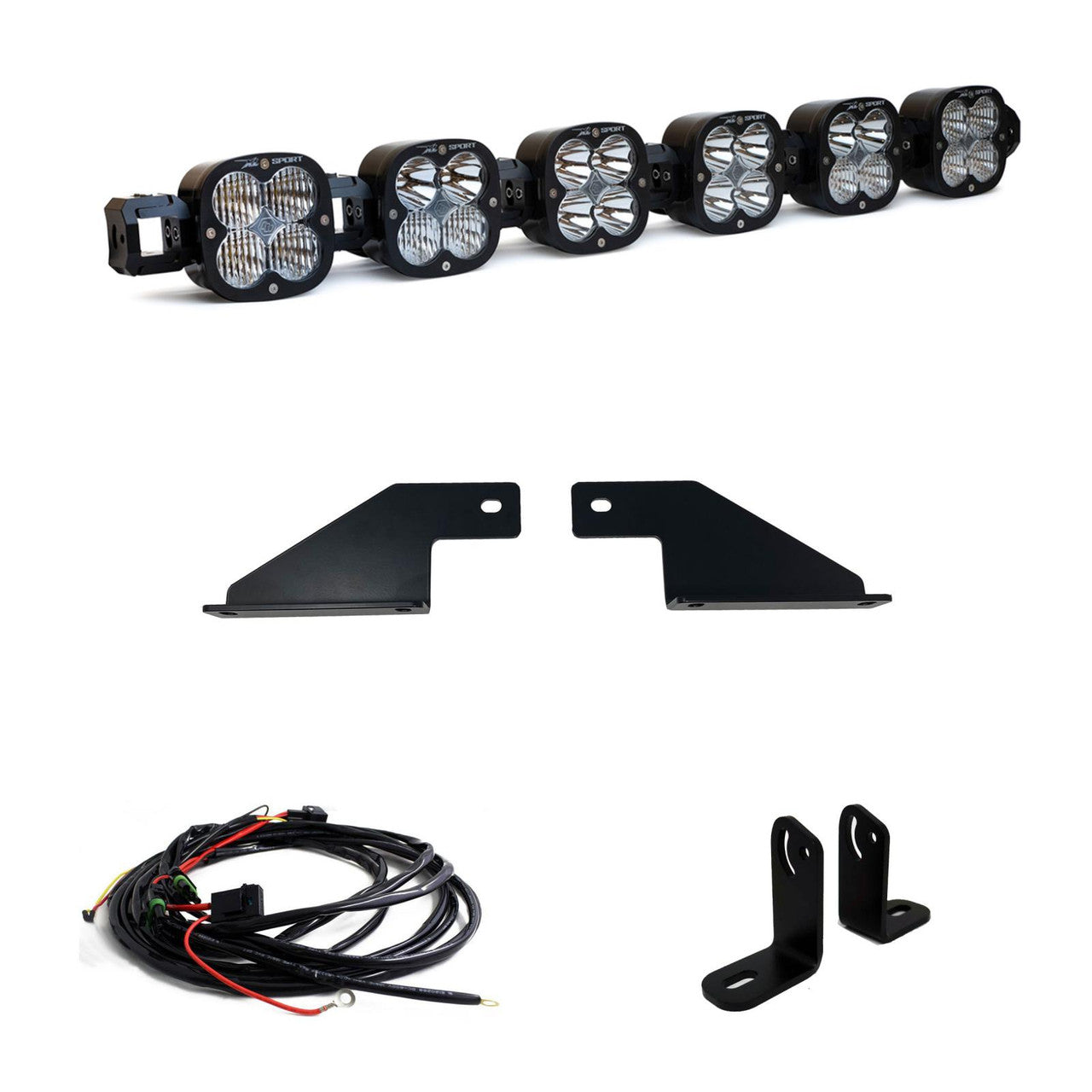 Baja Designs 2021+ Ford Raptor 6 XL Pro Linkable LED Light Bar Kit