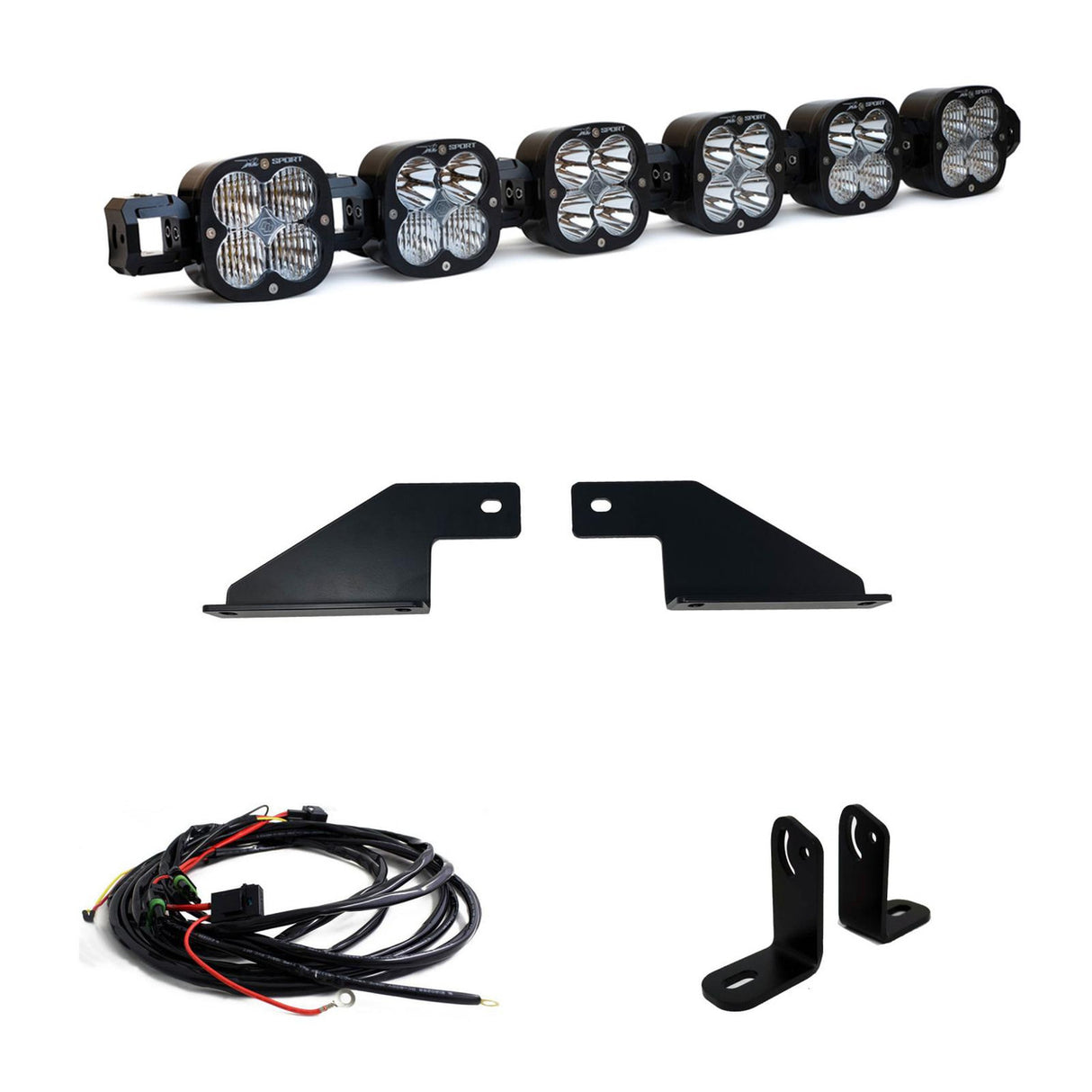 Baja Designs 2021+ Ford Raptor 6 XL Pro Linkable LED Light Bar Kit