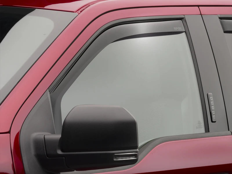 WeatherTech 23-25 Chevrolet Colorado/GMC Canyon CC Front Side Window Deflectors - Dark Tint