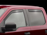 WeatherTech 23-25 Chevy Colorado/GMC Canyon CC Front & Rear Side Window Deflectors - Dark Tint