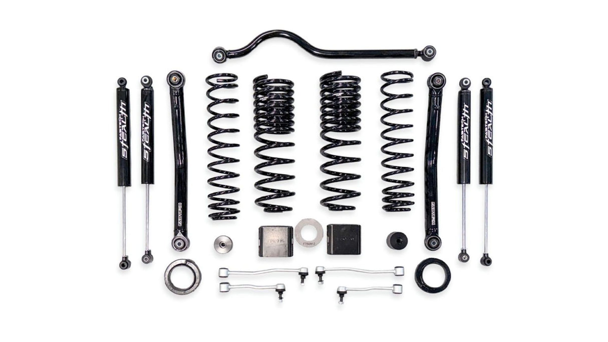 Fabtech 2020+ Jeep Gladiator JT 3in Stealth Sport Suspension System