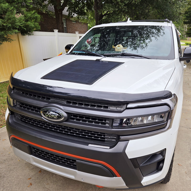 Ford Expedition 4th Gen (2018-Present) Lensun 65W Hood Flexible Solar Panel