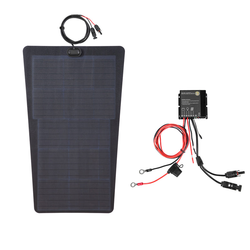 Ford Super Duty 4th Gen(2017-2022) Lensun 65W Hood Flexible Solar Panel