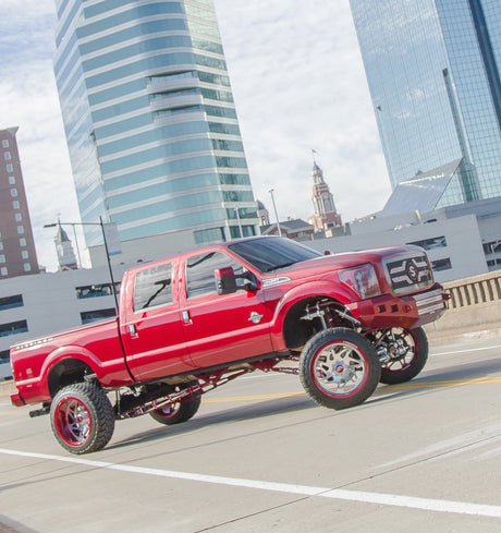 2011-2016 Ford F250/350 Super Duty Long Bed Ladder/Traction Bars - Identity Series
