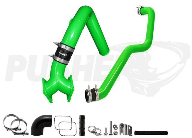 Pusher Supermax Intake System And Hd Driver Side Charge Tube For 2004 5 2005 Duramax Lly - 1