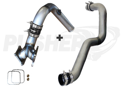 Pusher Supermax Intake System And Max 3 Driver Side Charge Tube For 2006 2010 Duramax Lbz  - 5