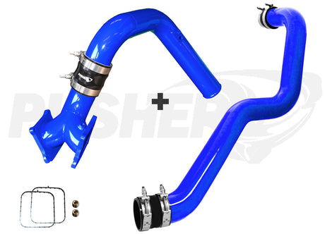 Pusher Supermax Intake System And Max 3 Driver Side Charge Tube For 2006 2010 Duramax Lbz  - 2