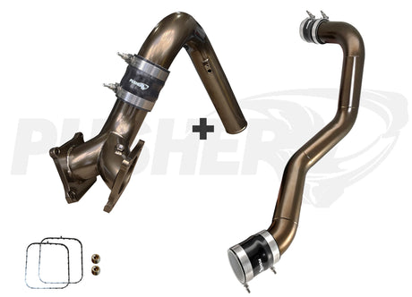 Pusher Supermax Intake System And Max 3 Driver Side Charge Tube For 2006 2010 Duramax Lbz  - 4