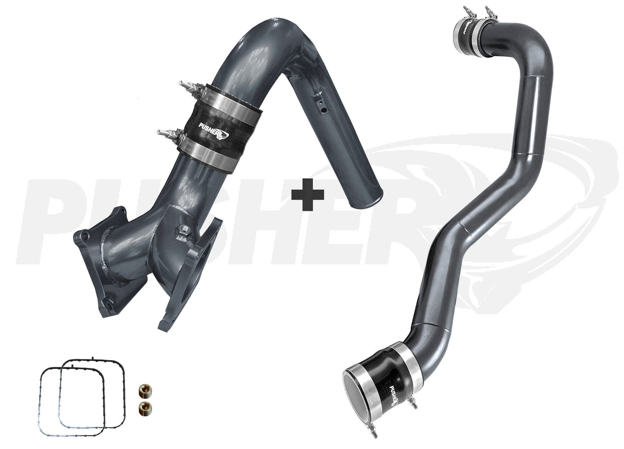 Pusher Supermax Intake System And Max 3 Driver Side Charge Tube For 2006 2010 Duramax Lbz  - 8