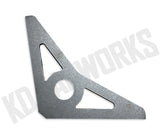 KD Fabworks 4"x 4" Gusset 3/16" steel
