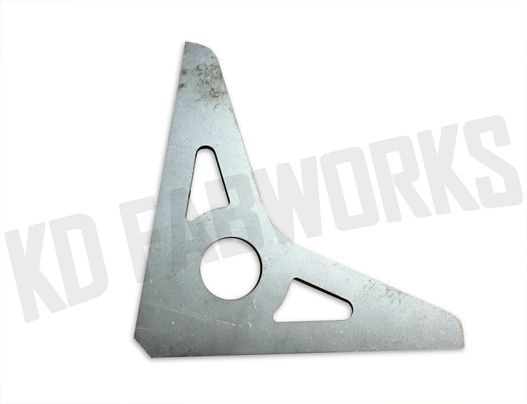 KD Fabworks 4"x 4" Gusset 3/16" steel
