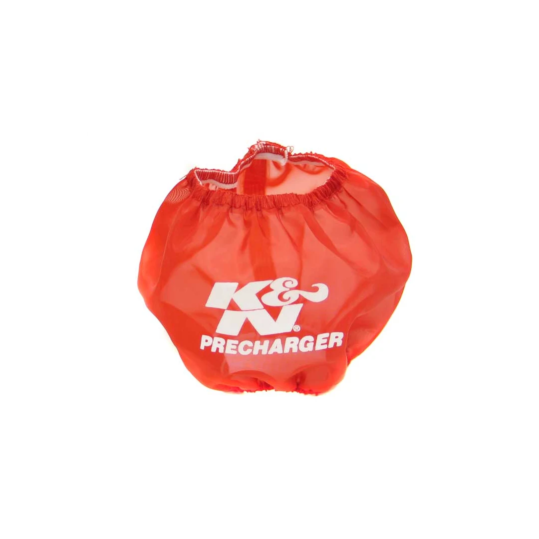 K&N Precharger Wrap Red Honda 4.5in top ID 5.125in Base ID