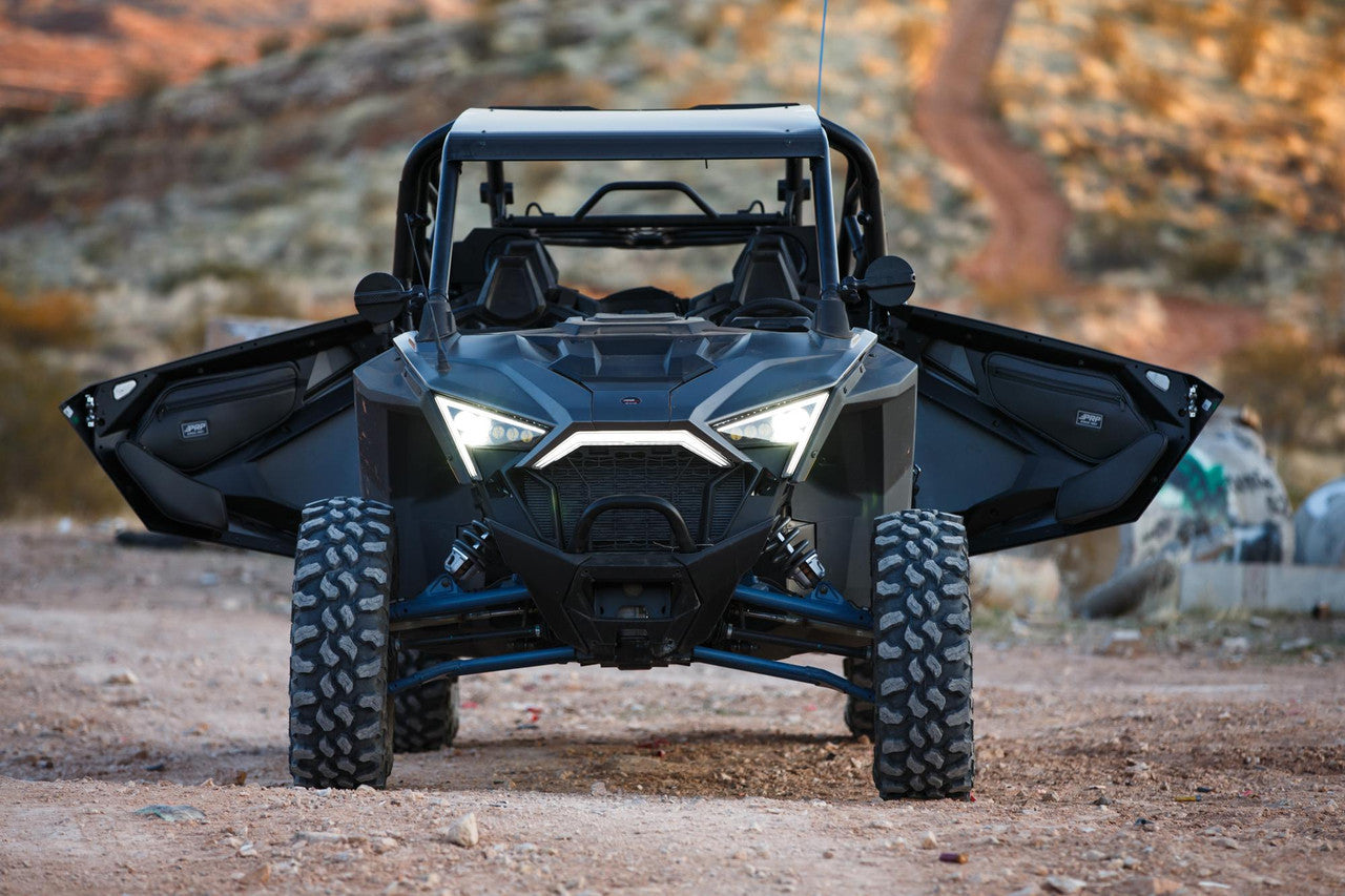 PRP Front Door Bags with Knee Pad for 20-24 Polaris RZR PRO XP, PRO R, Turbo R (Pair)