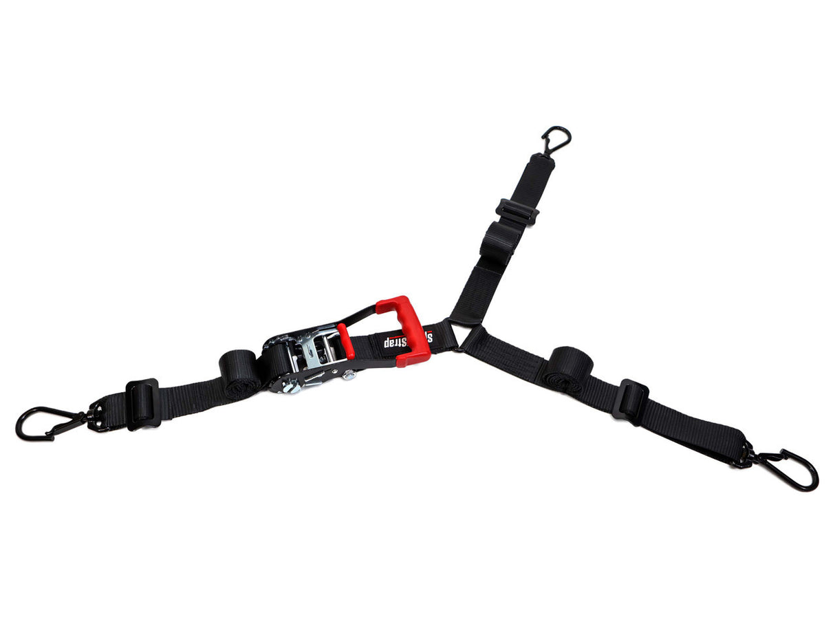 Heavy-Duty Spare Tire 3-Point 2 in. Tie Down w/ Swivel Hooks