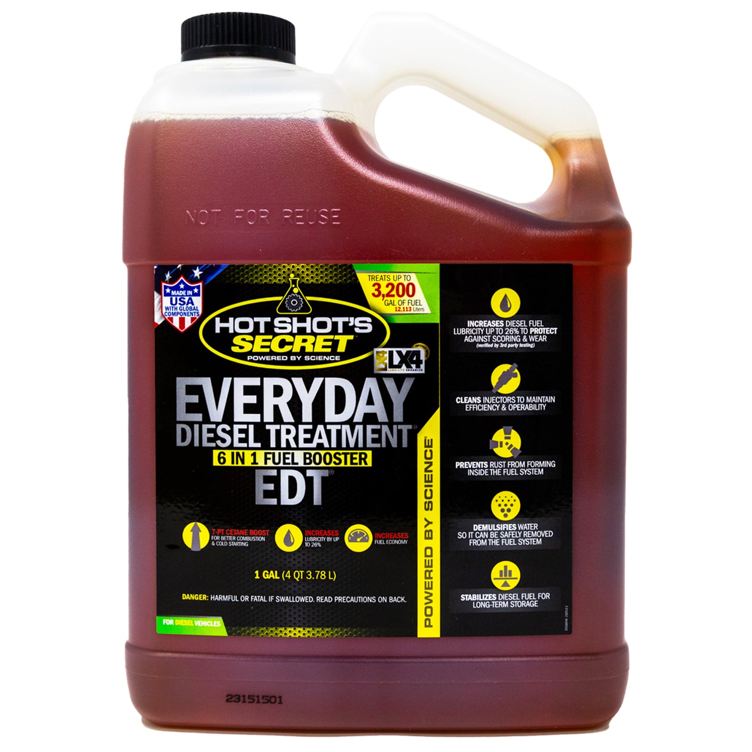 Hot Shot's Secret EVERYDAY DIESEL TREATMENT 6-in-1 Fuel Booster - 1 GALLON