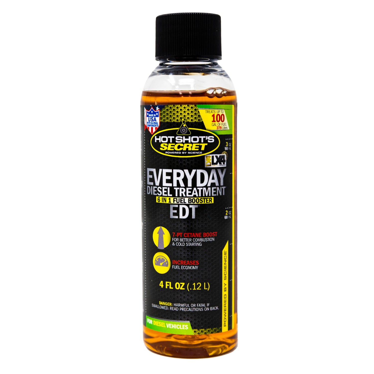 Hot Shot's Secret EVERYDAY DIESEL TREATMENT 6-in-1 Fuel Booster - 4 OZ