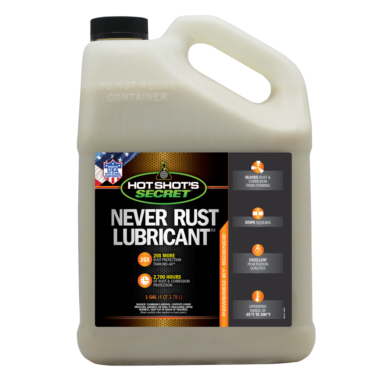 Hot Shot's Secret NEVER RUST LUBRICANT - 1 GALLON