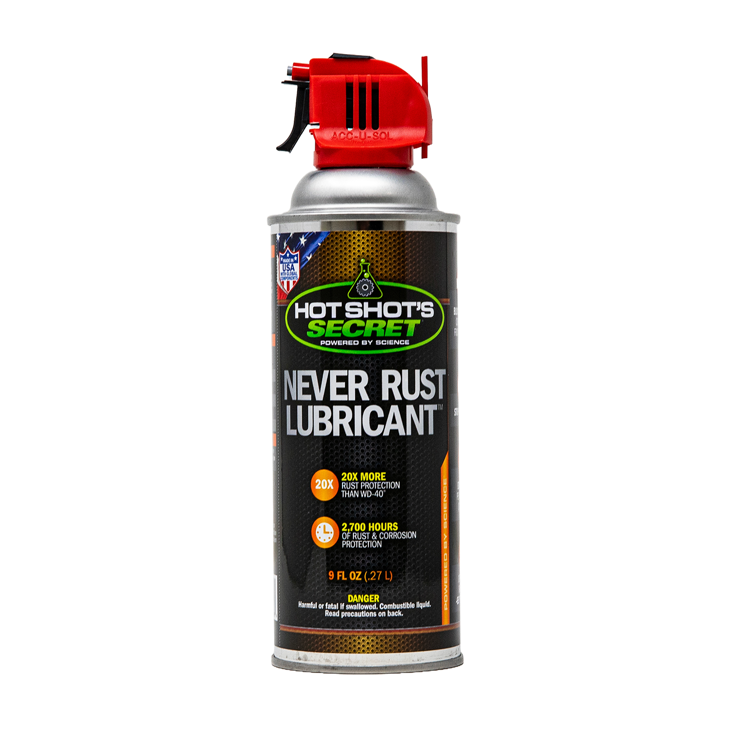 Hot Shot's Secret NEVER RUST LUBRICANT - 9 OZ AEROSOL