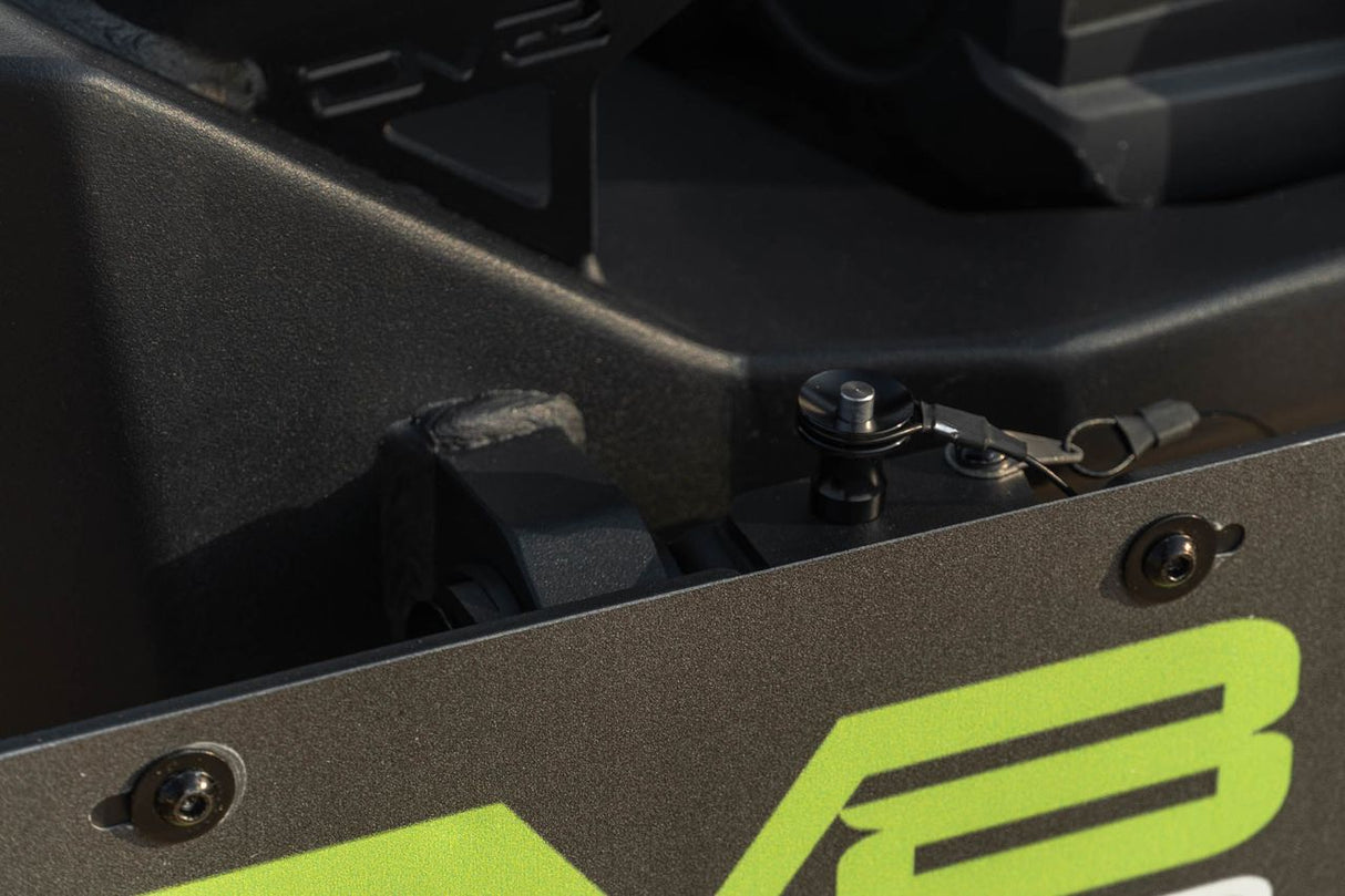 DV8 Offroad Universal Quick Release D-Ring License Plate Mount